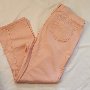 Rafaella jeans sz 14 shell pink ankle EUC
